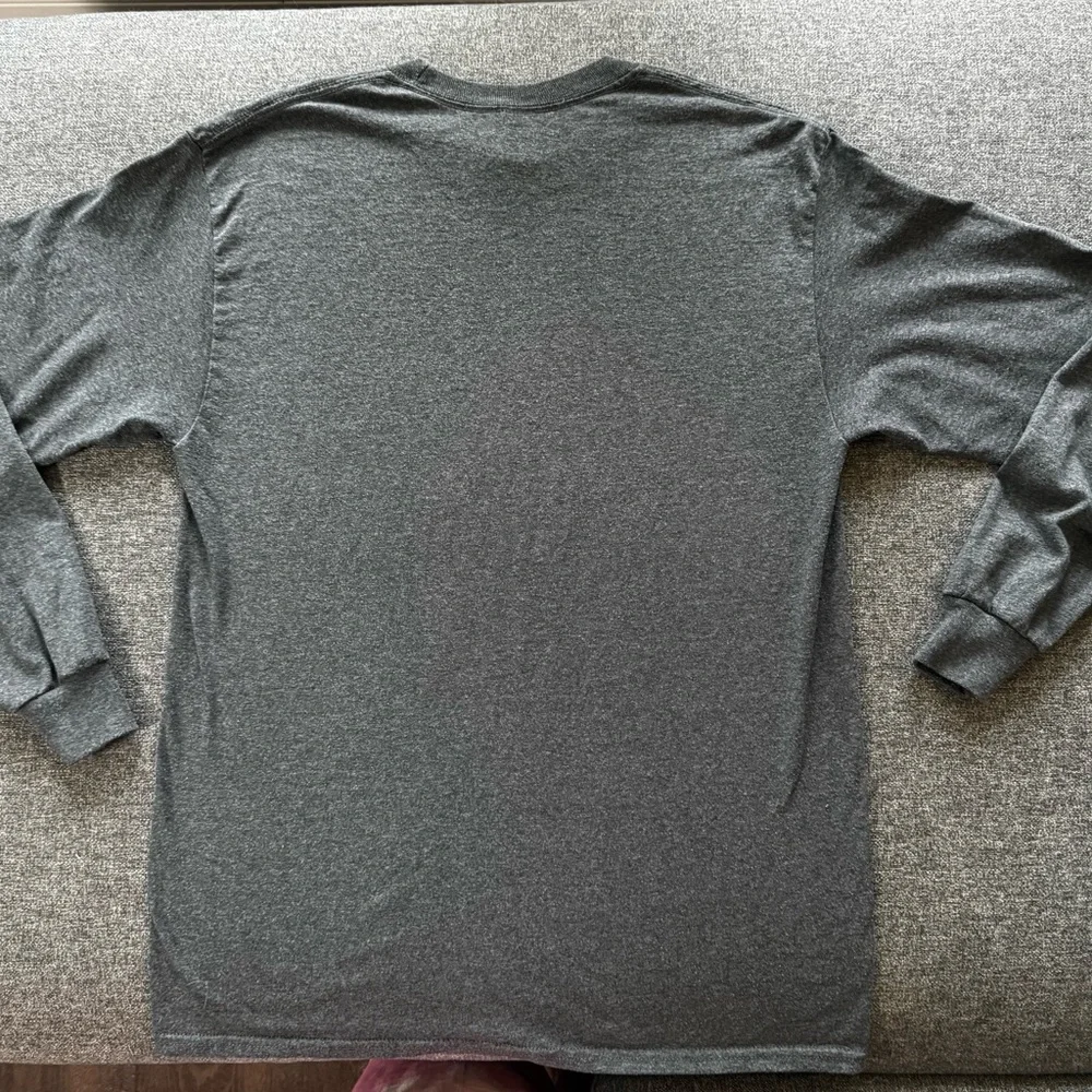 Gildan HARVARD long sleeve pullover shirt Cotton blend Men’s Size M Vintage Y2K - Picture 10 of 10